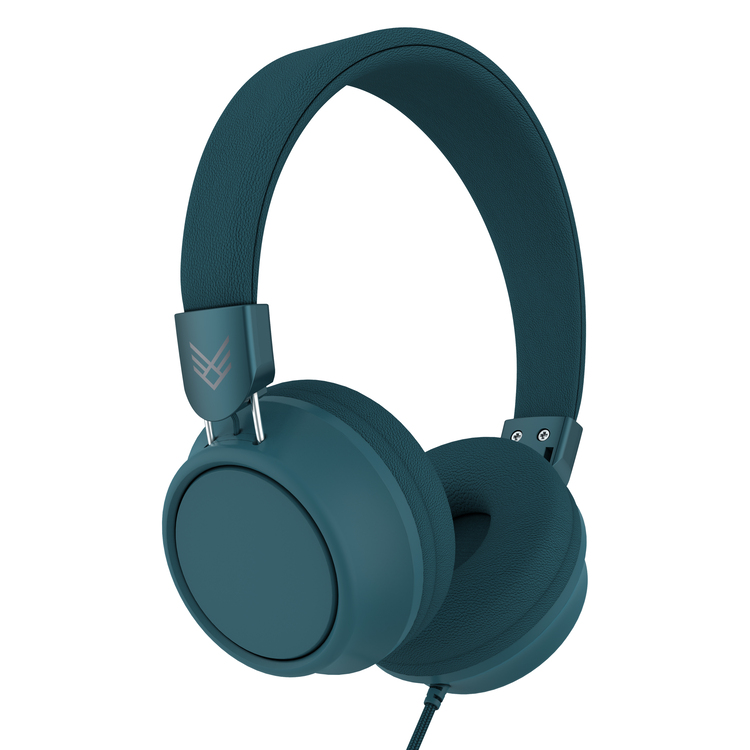 Audeeo Wired Headphones Blue