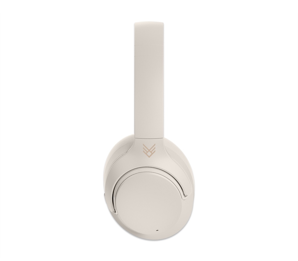 Audeeo Wireless Headphones Hybrid ANC ENC Headphone Cream