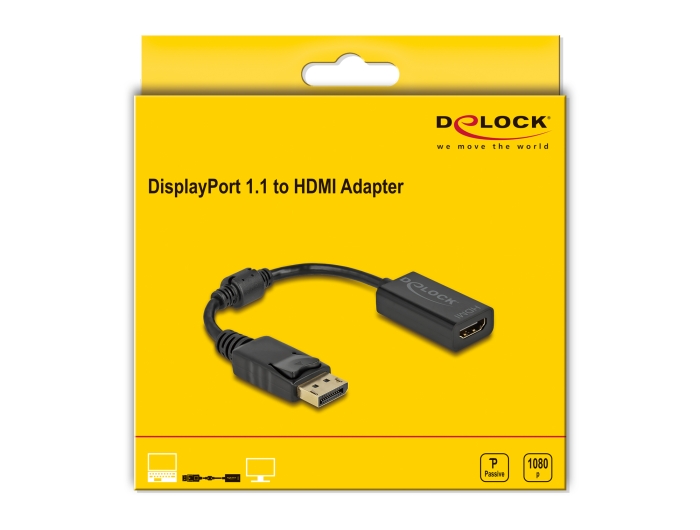 DeLOCK Display Port 1.1 to HDMI Adapter