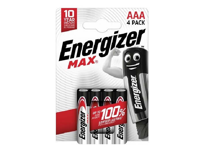 Energizer Alkaline Max AAA/LR03 FSB4 (48)