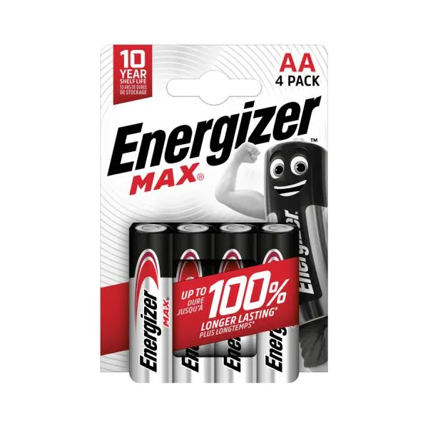 Energizer Alkaline Max AA/LR6 FSB4 (96)