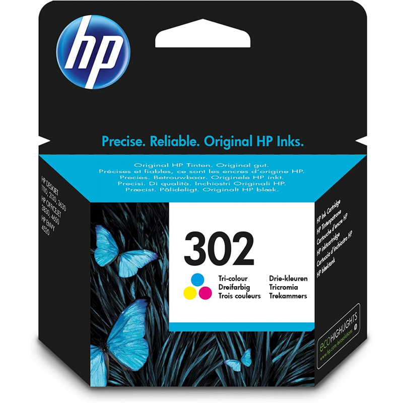 HP 302 Colour Ink Cartridge