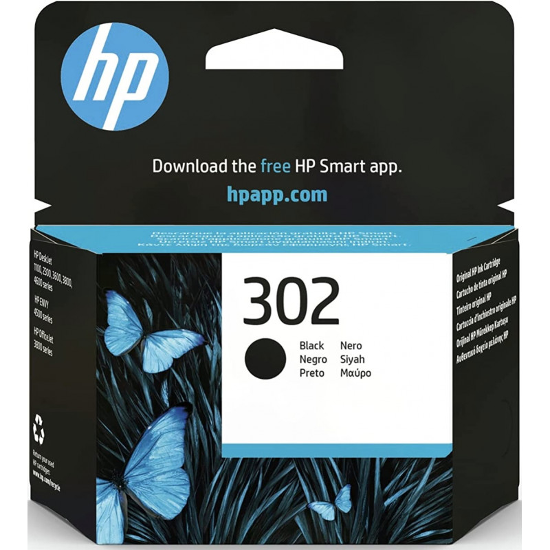 HP 302 Black Ink Cartridge