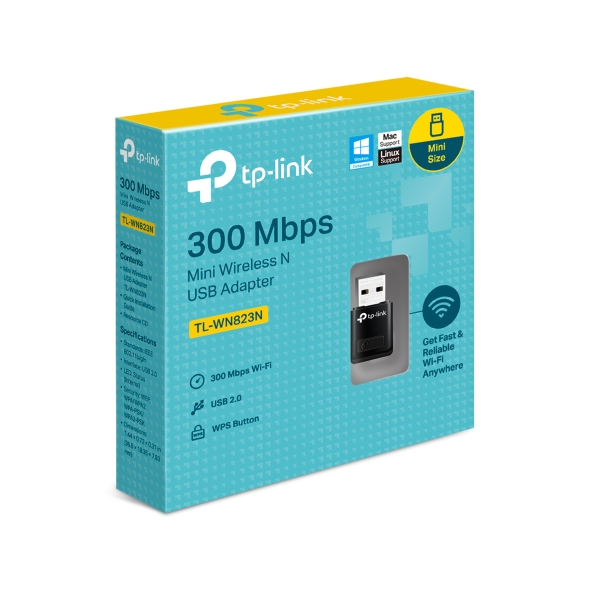 TP-LInk TL-WN823N 300MBPS MINI W/LESS N USB