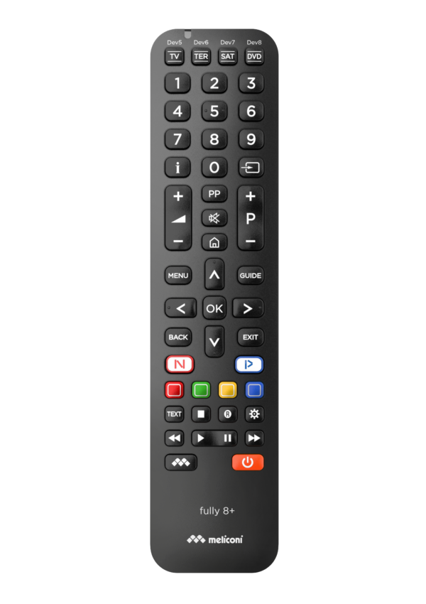 MELICONI CODE 808003 - 8 IN 1 Universal Remote