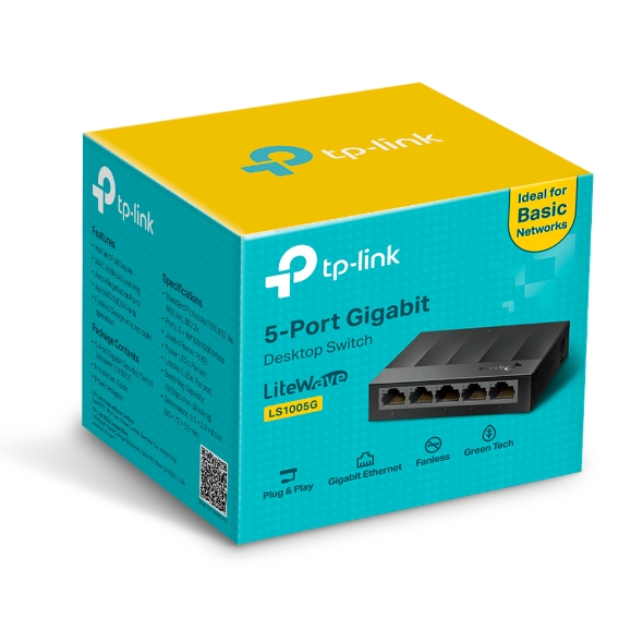 TP-Link LS1005G 5-Port Desktop Switch