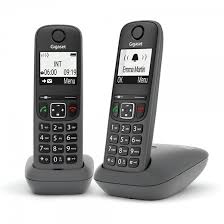 Gigaset Cordless Phone  AS490 DUO Black with Handsfree