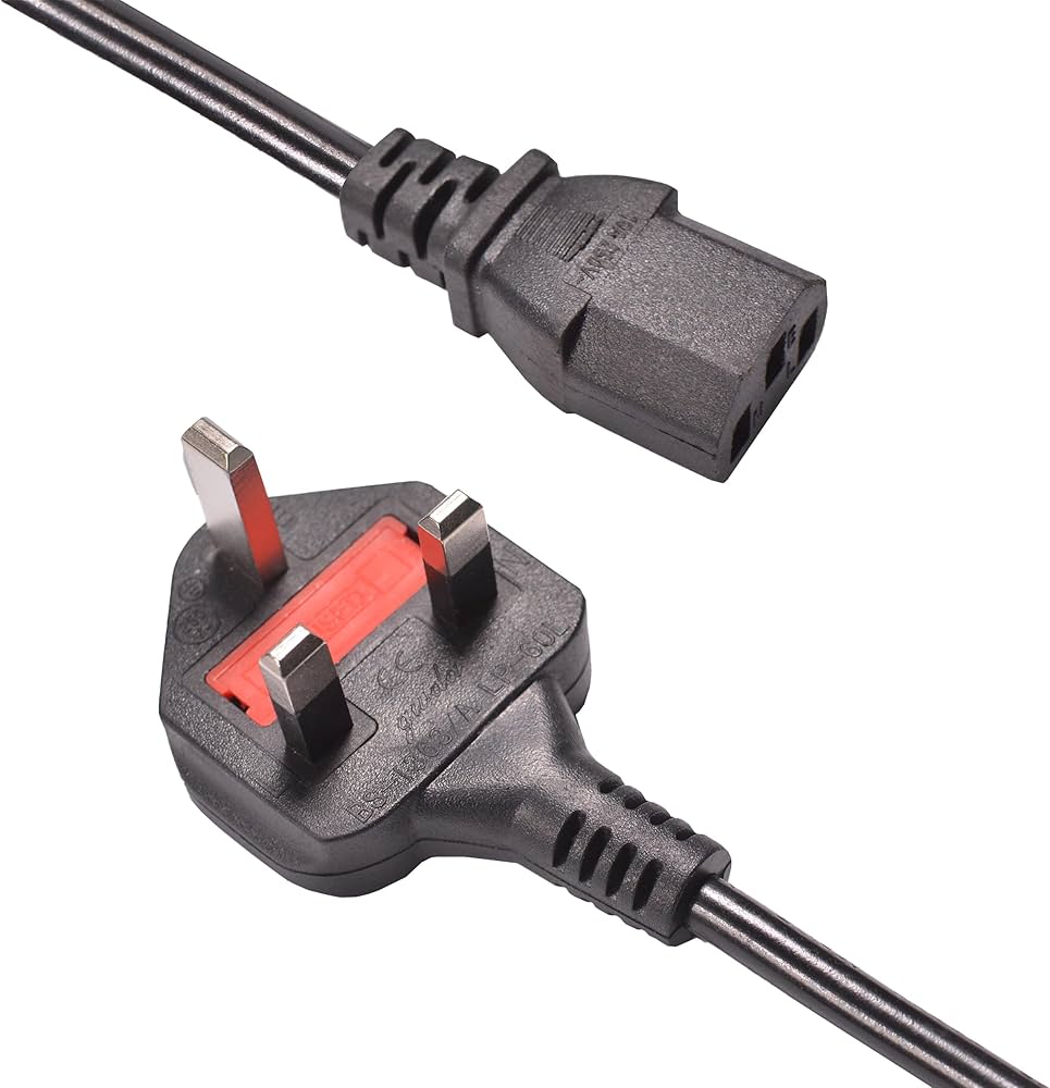 Power Cable 13 AMPS UK 3-PIN 1.8M