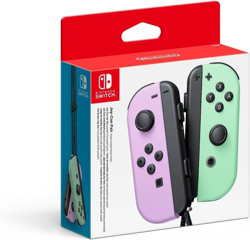 Nintendo Switch Joy Con Purple + Green