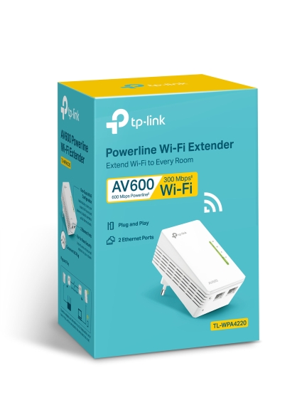 TP-Link TL-WPA4220 (UK) 300Mbps Powerline Extender