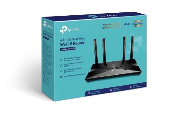 TP-Link Archer AX12 AX1500 Dual-Band Wi-Fi 6 Router