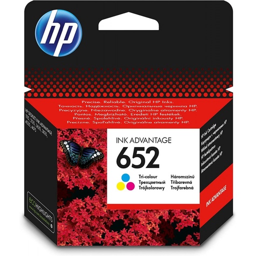 [HP-INK002] HP 652 Colour Ink Cartridge