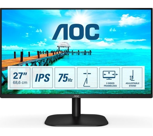 [AOC-27B2H] AOC 27" FHD 75HZ IPS LED Monitor 27B2H