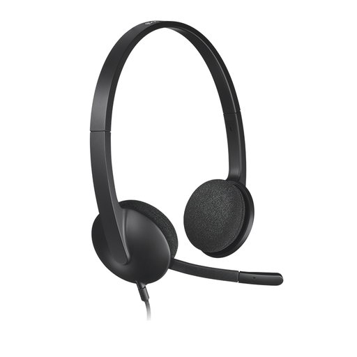 [LOG-ECM-LOGI-H340] Logitech H340 USB Headset with Mic (981-000475)