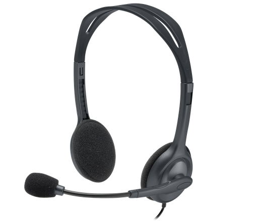 [LOG-ECM-LOGI-H111] Logitech H111 Stereo Headset with Mic (981-000593)