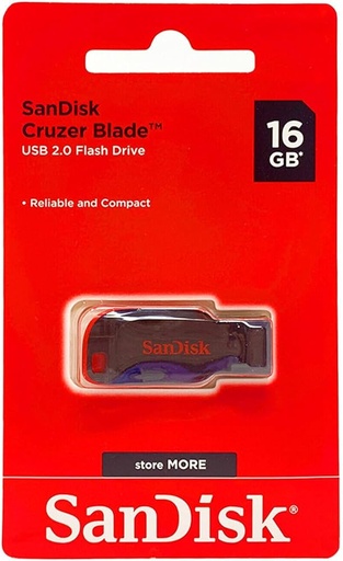 [SAN-USB16GB] SanDisk 16GB Cruzer Blade USB Stick SDCZ50-016G-B35