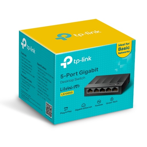 [TP-LS1005G] TP-Link LS1005G 5-Port Desktop Switch